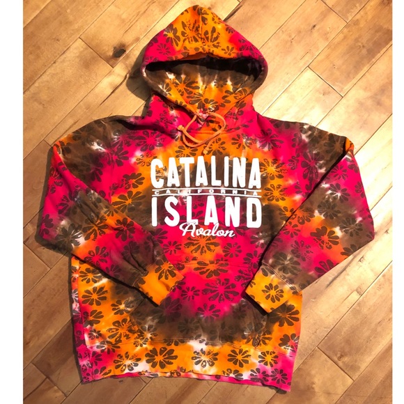 MV Sport Sweaters - Catalina California Island Avalon Hoodie Sz Large